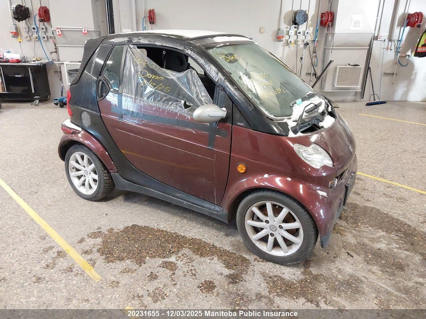 WMEAK00F76J263321 2006 Smart Fortwo Cdi Passion auction photo 1