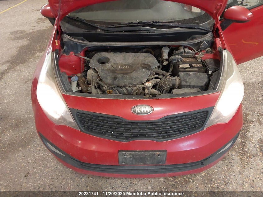 2013 Kia Rio Lx VIN: KNADM4A30D6241076 Lot: 20231741