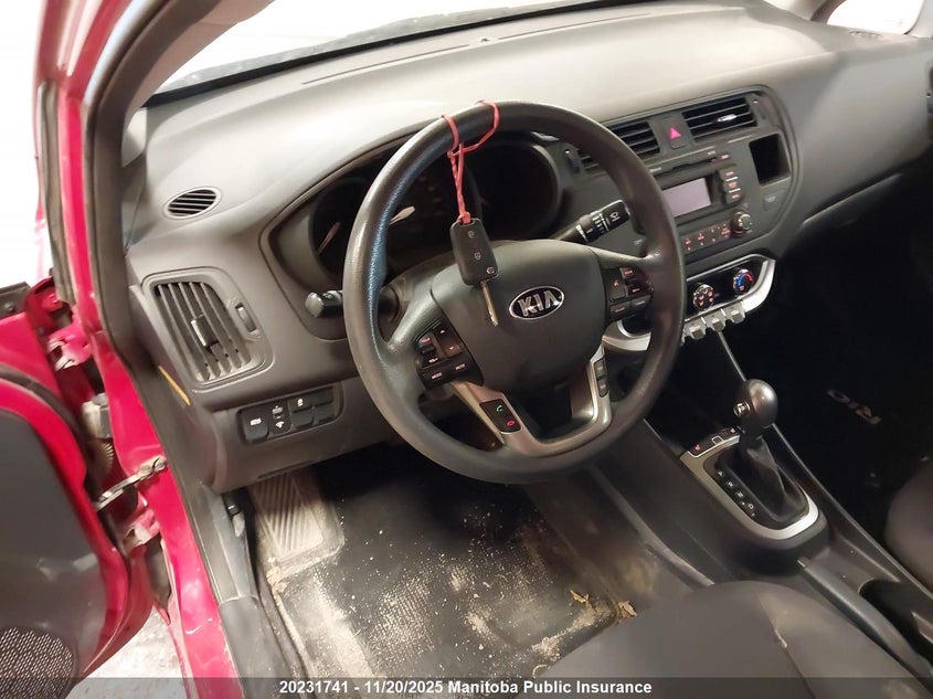 2013 Kia Rio Lx VIN: KNADM4A30D6241076 Lot: 20231741