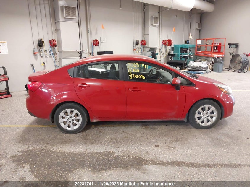 2013 Kia Rio Lx VIN: KNADM4A30D6241076 Lot: 20231741