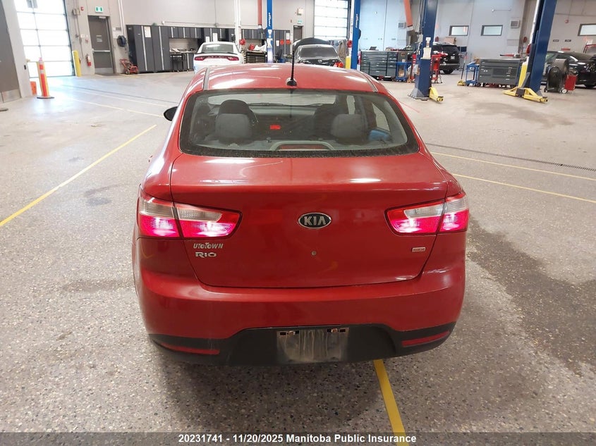2013 Kia Rio Lx VIN: KNADM4A30D6241076 Lot: 20231741