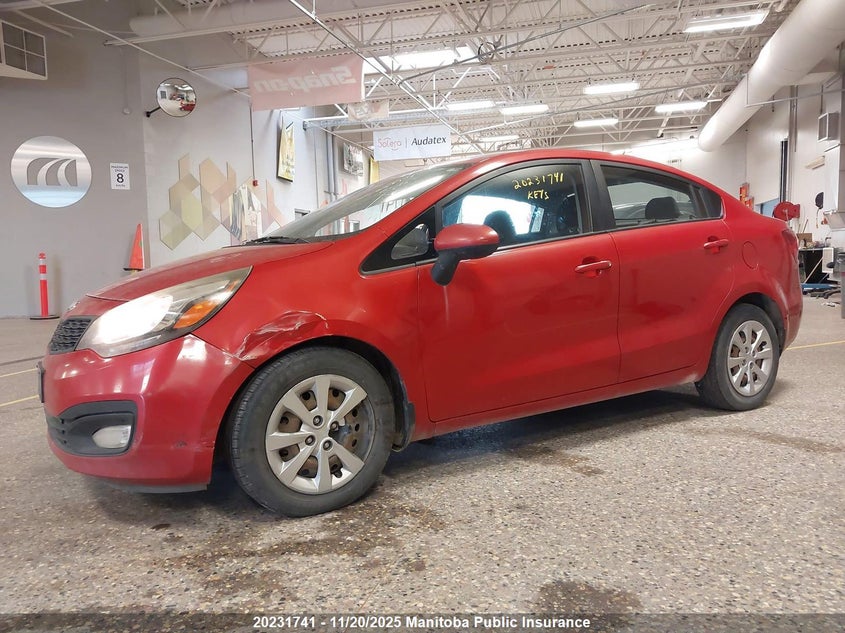 2013 Kia Rio Lx VIN: KNADM4A30D6241076 Lot: 20231741