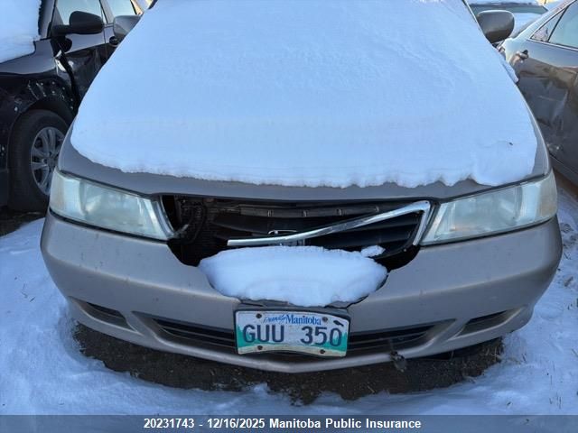 2003 Honda Odyssey Ex VIN: 2HKRL186X3H006442 Lot: 20231743