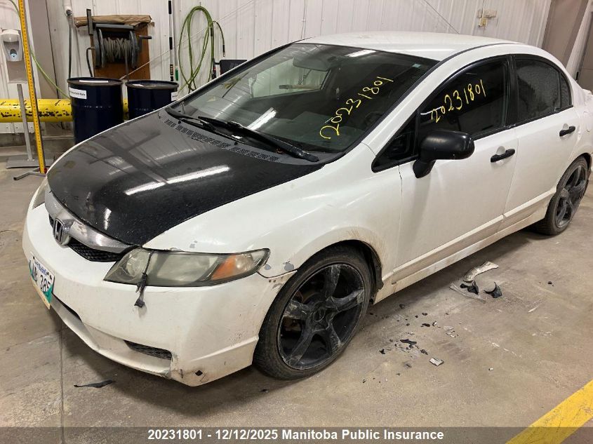 2009 Honda Civic Dx-A VIN: 2HGFA16239H005449 Lot: 20231801