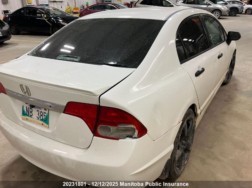 2009 Honda Civic Dx-A VIN: 2HGFA16239H005449 Lot: 20231801