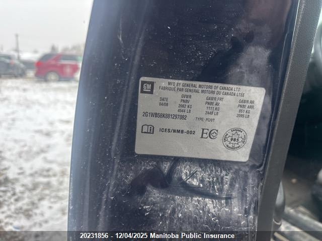 2G1WB58K881297082 2008 CHEVROLET  photo no. 9