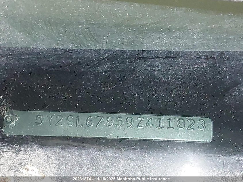 2009 Pontiac Vibe VIN: 5Y2SL67859Z411823 Lot: 20231874