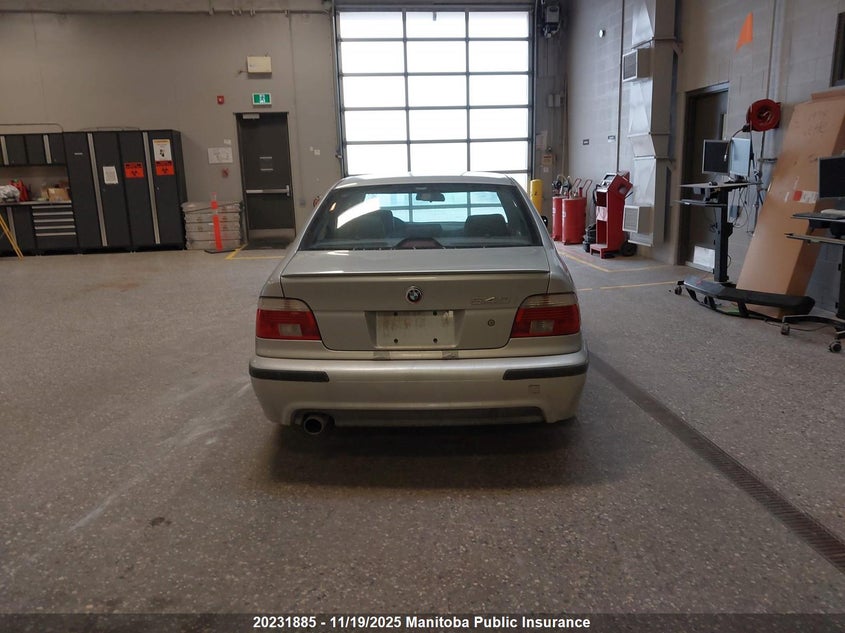 2001 BMW 540I VIN: WBADN53481GC97848 Lot: 20231885