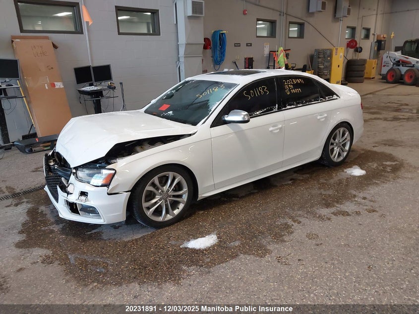 WAUFGCFL9DA081179 2013 AUDI S4 photo no. 2