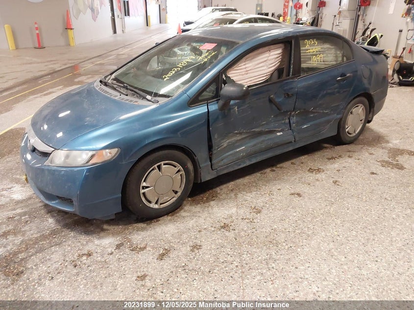 2HGFA16429H000244 2009 HONDA CIVIC photo no. 2