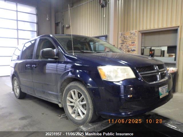 2014 Dodge Grand Caravan Sxt VIN: 2C4RDGBG0ER288811 Lot: 20231957