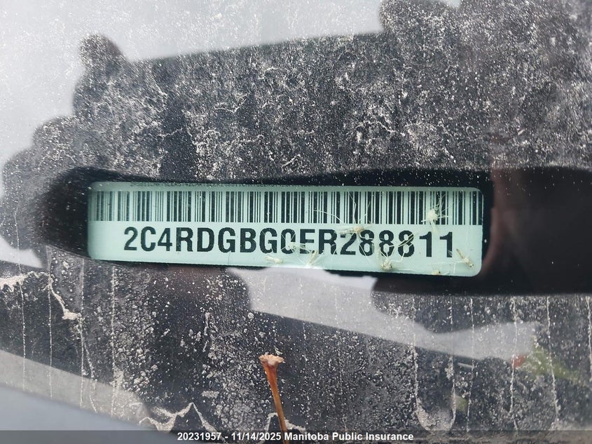 2014 Dodge Grand Caravan Sxt VIN: 2C4RDGBG0ER288811 Lot: 20231957