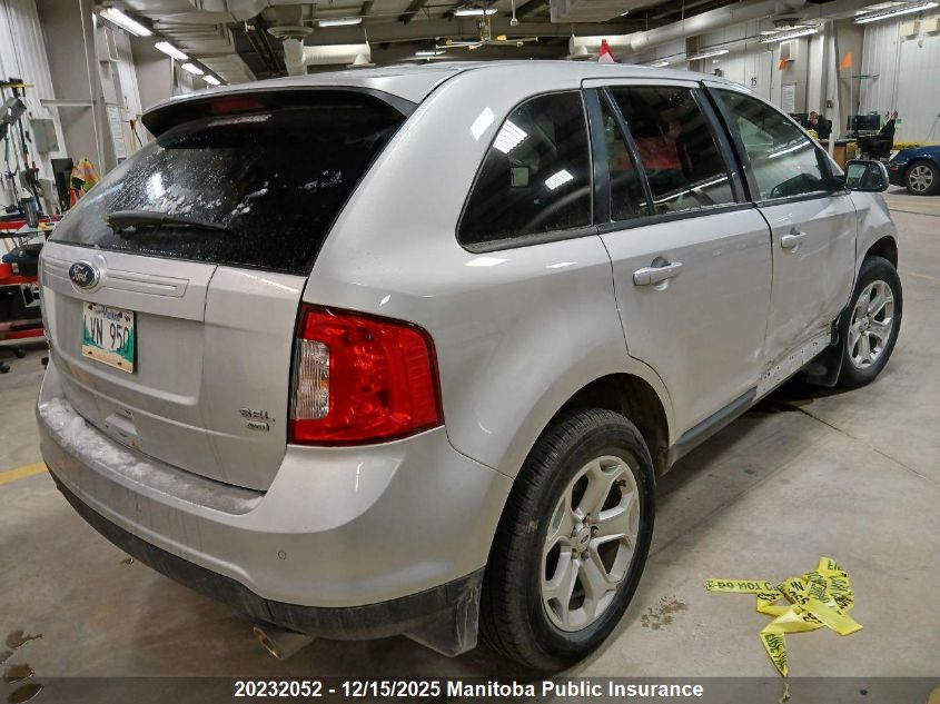 2013 Ford Edge Sel VIN: 2FMDK4JC1DBB60500 Lot: 20232052