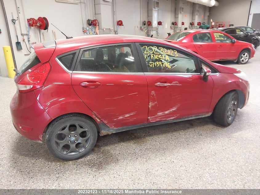 2011 Ford Fiesta Ses VIN: 3FADP4FJ5BM139776 Lot: 20232123