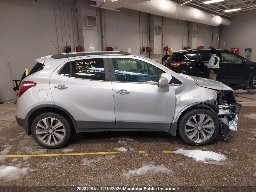 2019 Buick Encore Preferred VIN: KL4CJASB2KB917019 Lot: 20232194