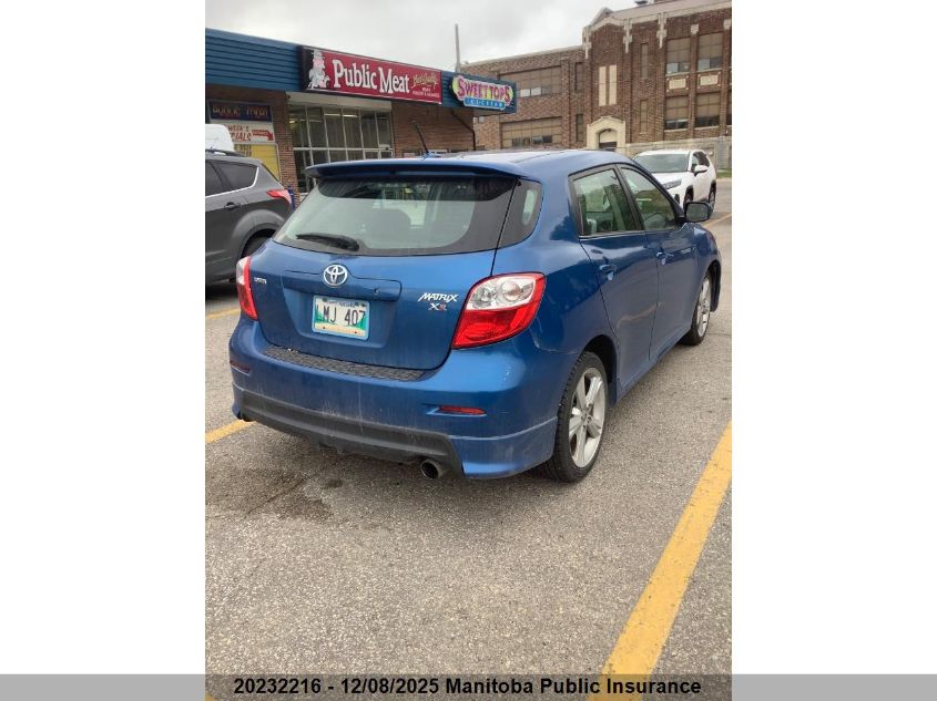 2009 Toyota Matrix Xr VIN: 2T1KE40E29C001053 Lot: 20232216