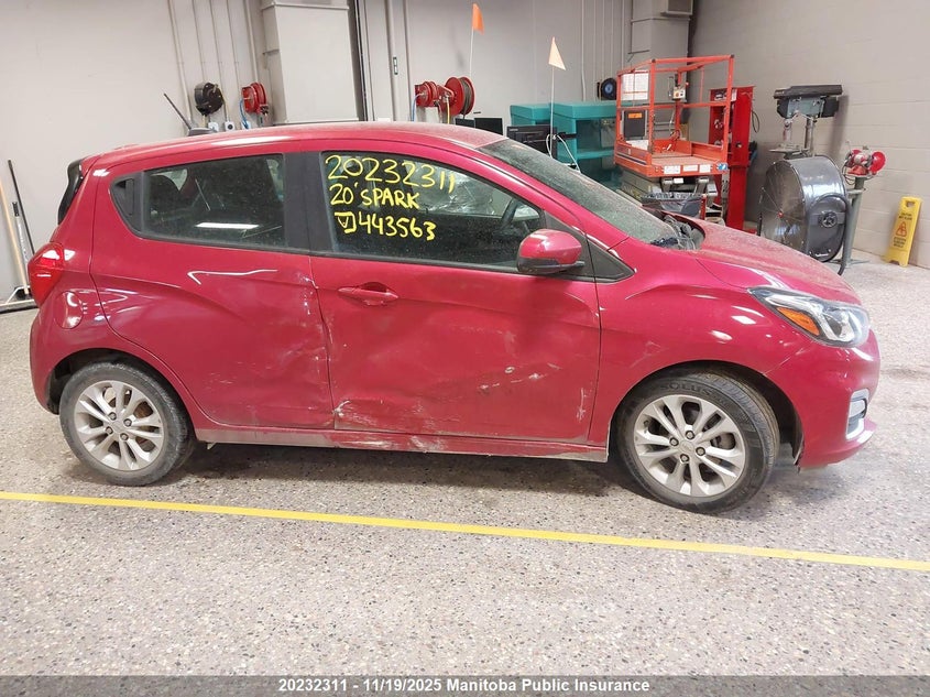 2020 Chevrolet Spark Lt VIN: KL8CD6SA2LC443563 Lot: 20232311