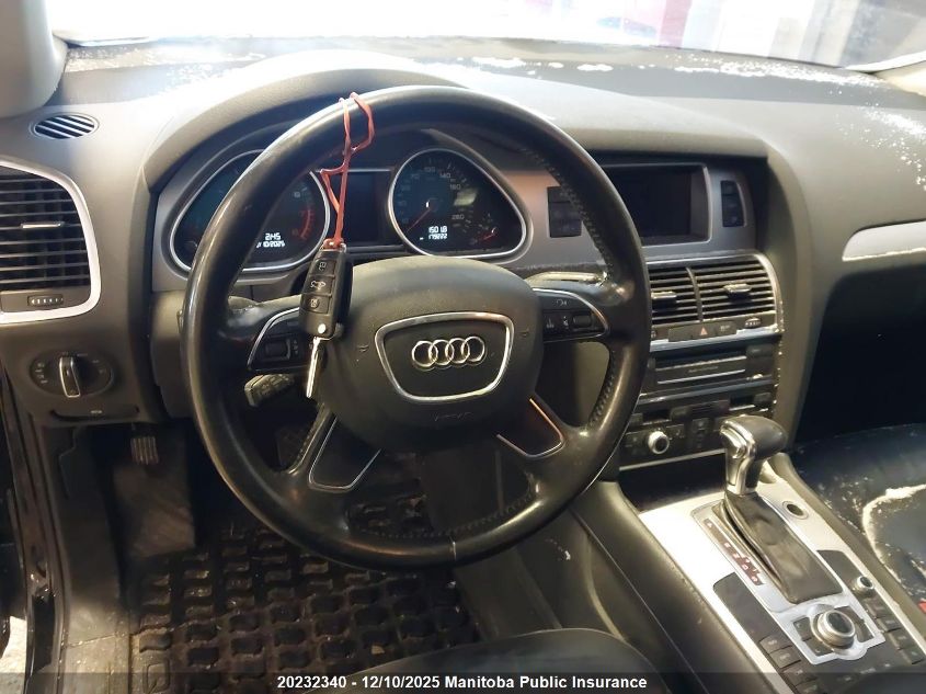 2013 Audi Q7 V6 VIN: WA1CGCFE1DD006363 Lot: 20232340