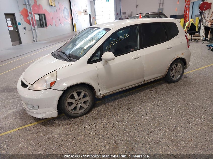 JHMGD376X8S807350 2008 HONDA FIT photo no. 2