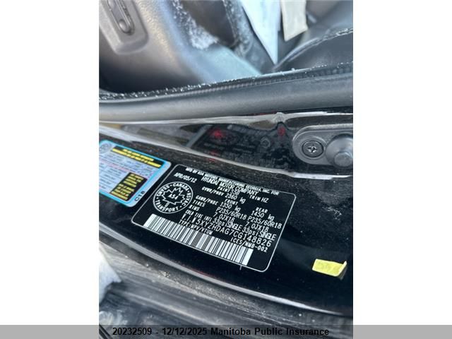 2012 Hyundai Santa Fe Limited VIN: 5XYZHDAG7CG148826 Lot: 20232509