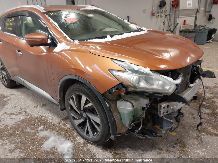 2015 Nissan Murano Platinum VIN: 5N1AZ2MH1FN254846 Lot: 20232554