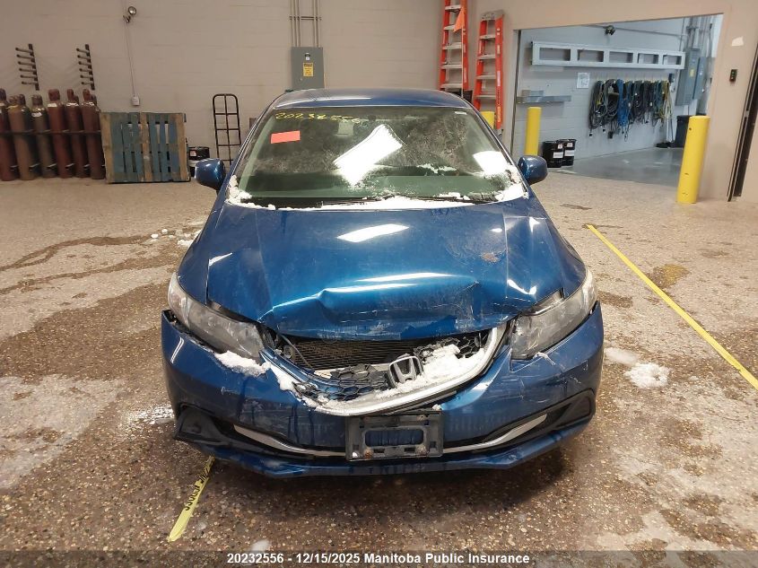 2013 Honda Civic Lx VIN: 2HGFB2F45DH043407 Lot: 20232556