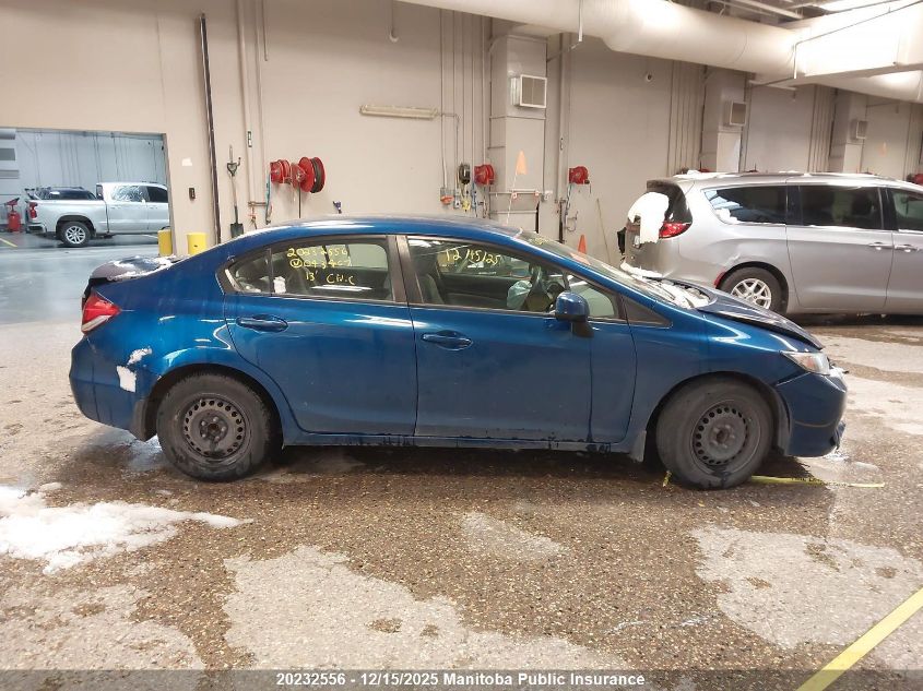 2013 Honda Civic Lx VIN: 2HGFB2F45DH043407 Lot: 20232556