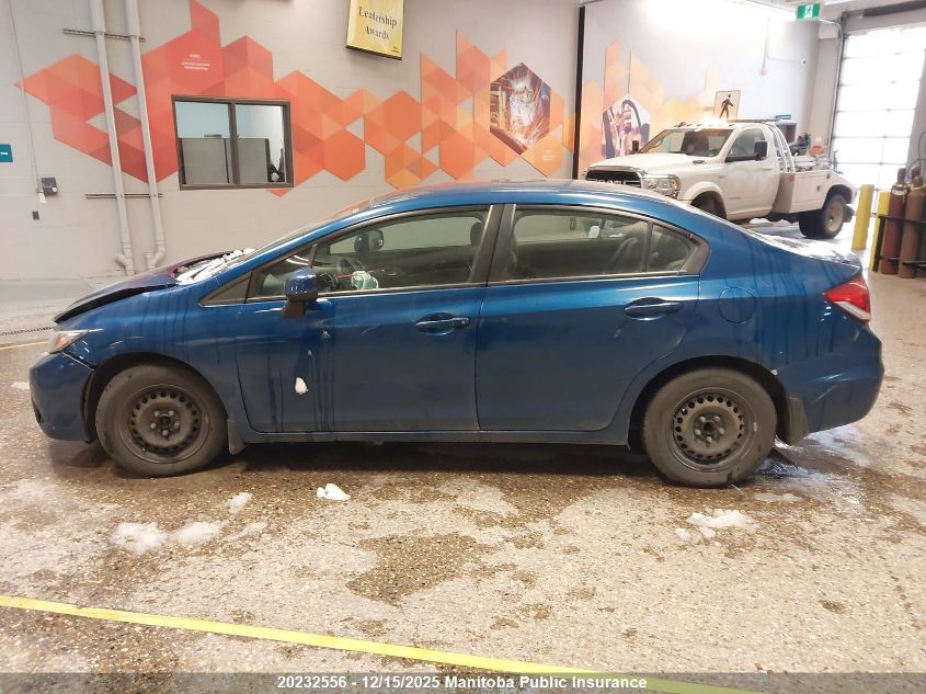 2013 Honda Civic Lx VIN: 2HGFB2F45DH043407 Lot: 20232556