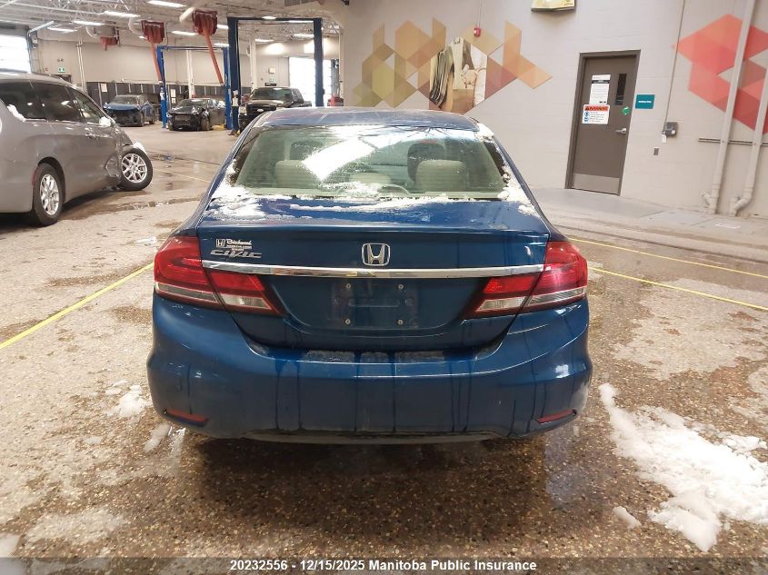 2013 Honda Civic Lx VIN: 2HGFB2F45DH043407 Lot: 20232556