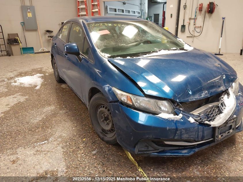 2013 Honda Civic Lx VIN: 2HGFB2F45DH043407 Lot: 20232556