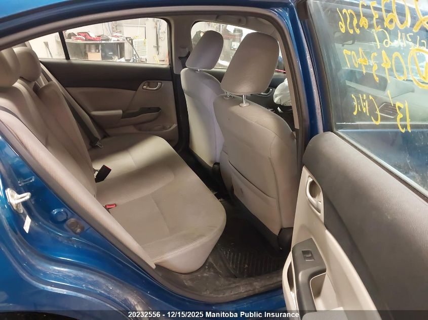 2013 Honda Civic Lx VIN: 2HGFB2F45DH043407 Lot: 20232556