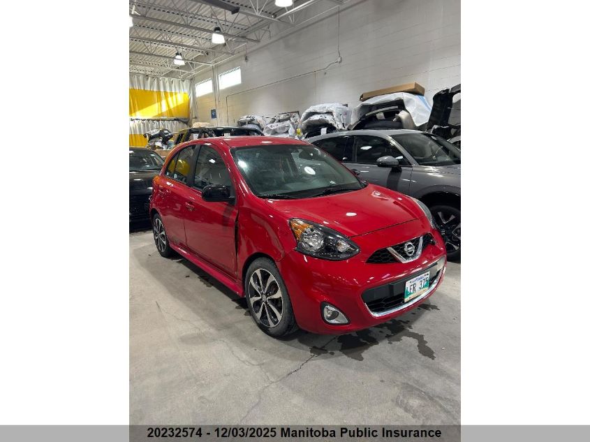 2015 Nissan Micra Sr VIN: 3N1CK3CP2FL213502 Lot: 20232574