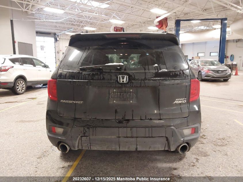 2025 Honda Passport Sport VIN: 5FNYF8H22SB501112 Lot: 20232607
