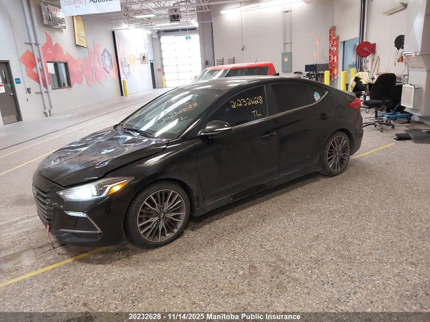 KMHD04LB9JU670402 2018 HYUNDAI ELANTRA photo no. 2
