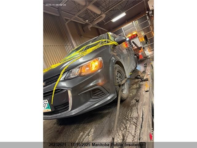 2017 Chevrolet Sonic Lt VIN: 1G1JD5SH8H4100515 Lot: 20232671