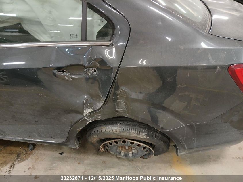 2017 Chevrolet Sonic Lt VIN: 1G1JD5SH8H4100515 Lot: 20232671