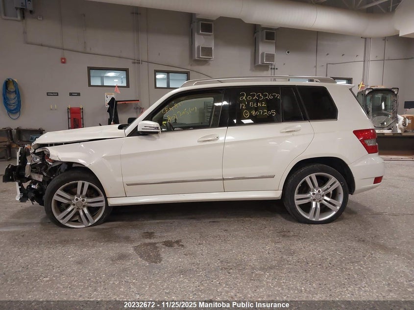 2012 Mercedes Benz Glk350 VIN: WDCGG8HB5CF807205 Lot: 20232672