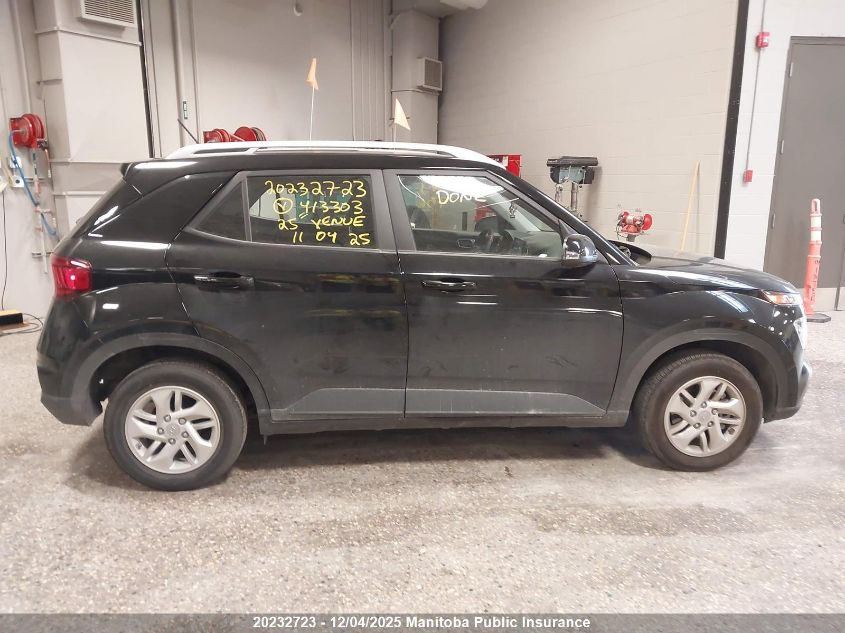 2025 Hyundai Venue Preferred VIN: KMHRC8A33SU413303 Lot: 20232723
