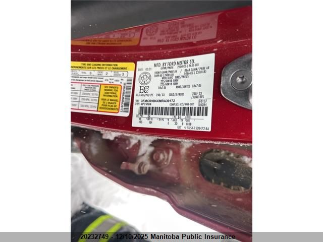 2021 Ford Bronco Sport Big Bend Big Bend VIN: 3FMCR9B6XMRA39172 Lot: 20232749