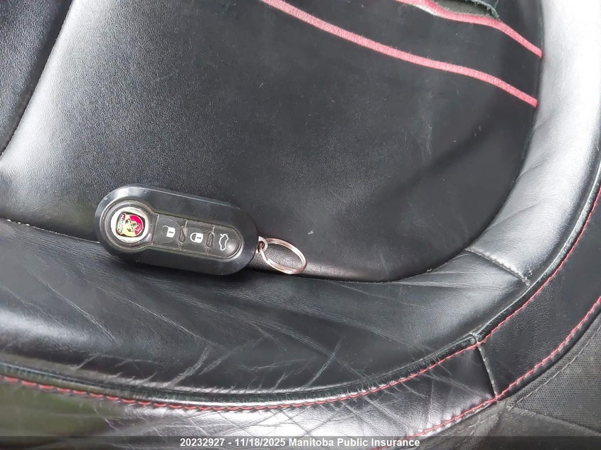 2013 Fiat 500 Abarth VIN: 3C3CFFFH6DT698476 Lot: 20232927