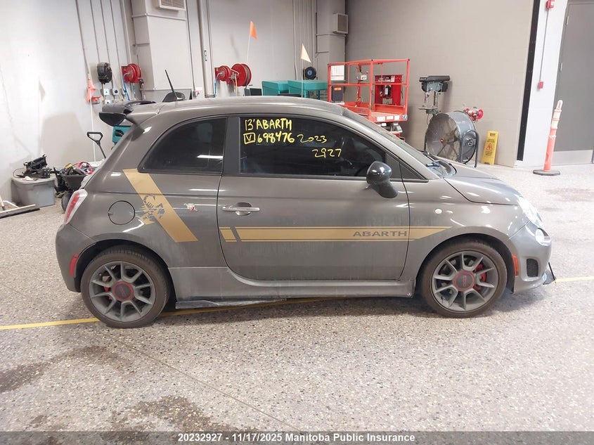 2013 Fiat 500 Abarth VIN: 3C3CFFFH6DT698476 Lot: 20232927