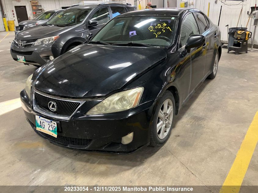 2008 Lexus Is 250 VIN: JTHBK262882075910 Lot: 20233054
