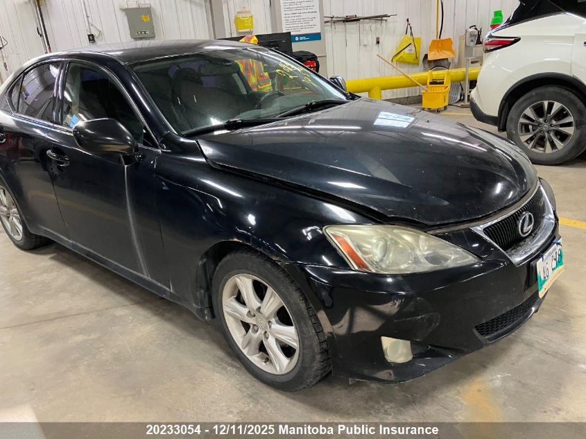 2008 Lexus Is 250 VIN: JTHBK262882075910 Lot: 20233054