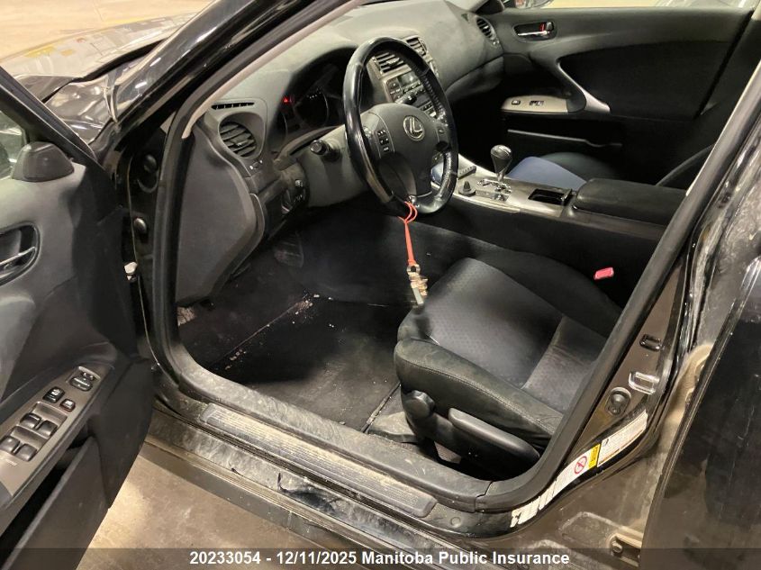 2008 Lexus Is 250 VIN: JTHBK262882075910 Lot: 20233054