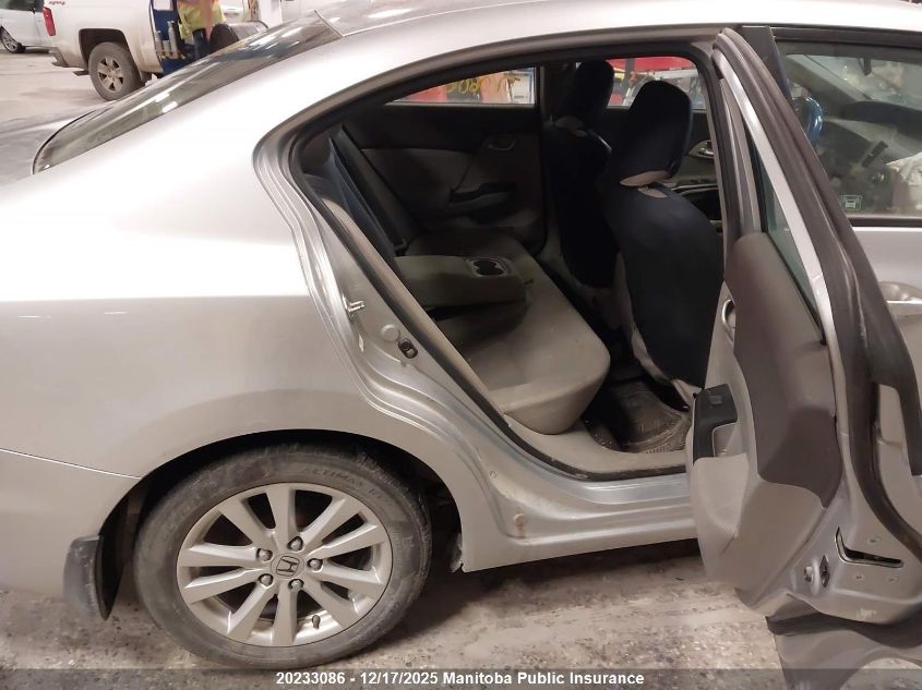 2012 Honda Civic Lx VIN: 2HGFB2F47CH060630 Lot: 20233086