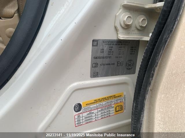 2010 Buick Lacrosse Cxs V6 VIN: 1G4GM5EV9AF297431 Lot: 20233141