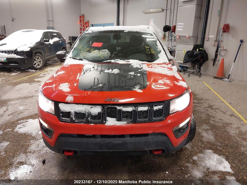 2019 Jeep Compass Trailhawk VIN: 3C4NJDDB1KT825623 Lot: 20233167