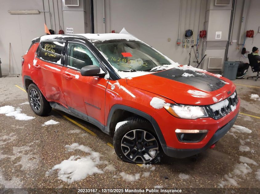 2019 Jeep Compass Trailhawk VIN: 3C4NJDDB1KT825623 Lot: 20233167