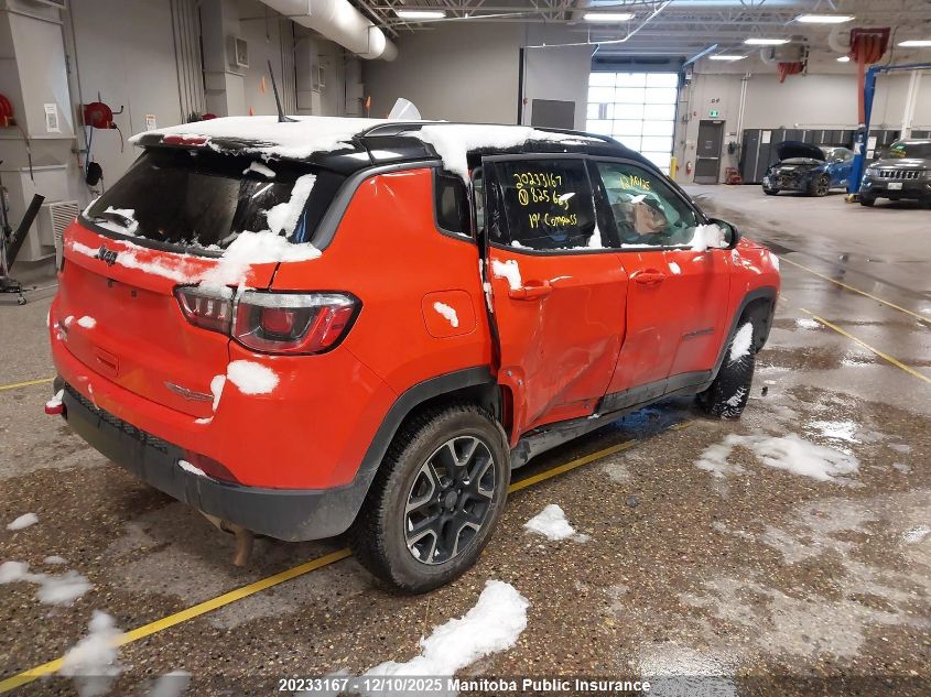 2019 Jeep Compass Trailhawk VIN: 3C4NJDDB1KT825623 Lot: 20233167