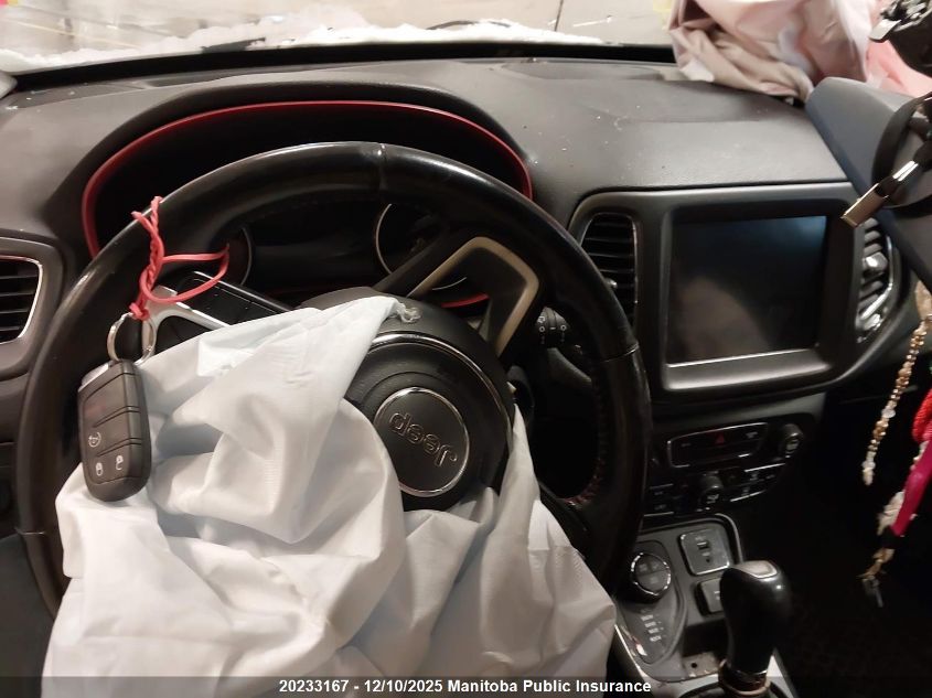 2019 Jeep Compass Trailhawk VIN: 3C4NJDDB1KT825623 Lot: 20233167